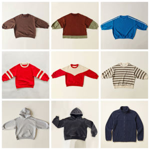 OEM Family Matching Outfit Oversized <strong>Sweatshirts</strong> Dad and Me <strong>Christmas</strong> Custom Embroidery Crewneck Pullover Tops - Product Image 6