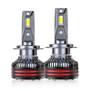 Faro de coche LED D19 de alta potencia, barato, 3 tubos de cobre, 12V, Canbus, Compatible con H1, H4, H7, H11, lámpara de bombilla para Toyota y BMW, nueva condición