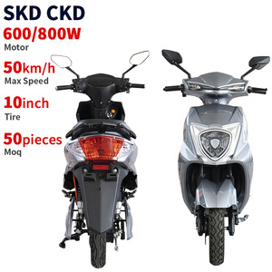 Motocicleta <span class=keywords><strong>Eléctrica</strong></span> Clásica de 10 Pulgadas CKD SKD, Scooter Eléctrico de 600/800W y 50km/h para Adultos - Product Image 2