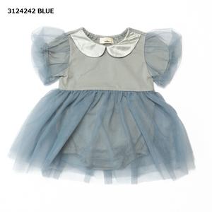 Cute 1-3 Years Old Infant Princess Floral <strong>Dress</strong> Plain Dyed <strong>Baby</strong> <strong>Dresses</strong> with Ruffle Decorations - Product Image 2