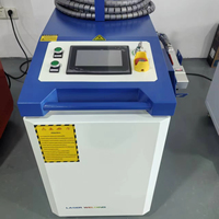 LYLASER Max Machine de nettoyage CNC refroidie à l'eau 1500W Ligne verte pour l'élimination de la rouille et de l'huile sur tôles, machines pour ponts et automobile