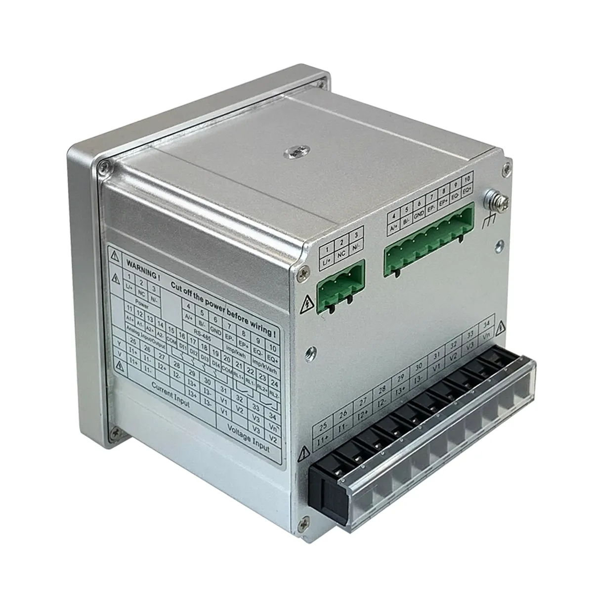 PMC200S LCD-Anzeige Energiequalitäts-Analysator RS485 modbus dreiphasen-Panel Multifunktions-Stromzähler
