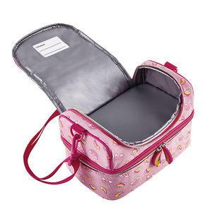 HSI A190130AA all'ingrosso di alta qualità <span class=keywords><strong>unicorno</strong></span> arcobaleno ragazza carina borsa per il pranzo zaino con cinturino e maniglia - Product Image 2