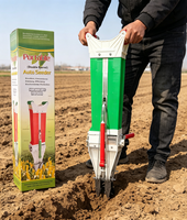 Semoir manuel agricole à deux rangs, planteur manuel de légumes et de blé, machine à semer manuelle légère pour petites graines