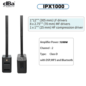 Ipx1000 1200W DJ Đảng hoạt động Cột loa hệ thống 12 "DSP loa siêu trầm, thiết kế mô-đun, Pro <span class=keywords><strong>PA</strong></span> âm thanh cho các sự kiện ngoài trời - Product Image 2