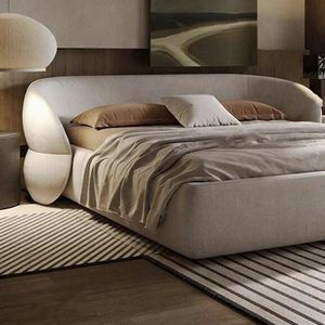 Letto Imbottito in Pelle Completamente Personalizzabile |   <span class=keywords><strong>Testiera</strong></span> Trapuntata Moderna <span class=keywords><strong>e</strong></span> Minimalista, Design Confortevole ed Ecologico - Product Image 5