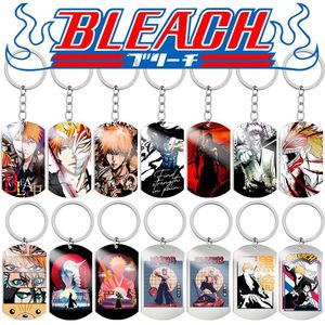 Anime Bleach Heizaki Ichigo <span class=keywords><strong>Lucia</strong></span>'s Break Face Acero inoxidable colorido colgante llavero - Product Image 2