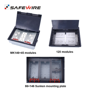 Enchufe de Piso Oculto a Prueba de Agua Más Vendido, Enchufes Emergentes de ABS de 220v <span class=keywords><strong>para</strong></span> Oficina - Product Image 6