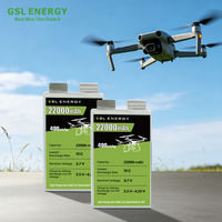 Batterie de drone GSL ENERGY 22000mAh, cellule de batterie de drone UAV 400Wh/kg, batterie lithium-ion semi-solide pour solution de projet de drone