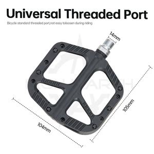 Pédales de vélo de route <span class=keywords><strong>BMX</strong></span> en Fiber de Nylon, pièces de bicyclette de montagne, taille N-9 - Product Image 2