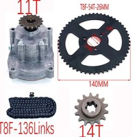 Pignon de Moto T8F pour Scooter 44-5 Boîte de Vitesses Chaîne T8F Petit Pignon Arrière T8F tout-terrain