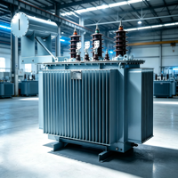 Transformateur triphasé immergé dans l'huile S11 100KVA pour applications d'électrification industrielle et rurale en poste de transformation