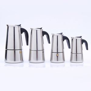 Cafetière à expresso Hyri Hot Custom en acier inoxydable, pour cuisinière, 6 tasses, cafetière italienne, percolateur, moka pot - Product Image 2