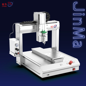 Jinma một trạm một đầu ống tiêm phân phối Thành phần lõi động cơ <span class=keywords><strong>robot</strong></span> 3 trục máy tính để bàn CNC UV <span class=keywords><strong>Silicone</strong></span> AB keo nóng chảy - Product Image 1