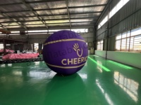 Ballon de basket gonflable géant avec logo personnalisé en PVC, ballon sportif gonflable pour la publicité et la décoration d'événements