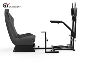 GY032B Soporte OEM una pantalla Simulador de carreras de conducción 3 pedales Simulador de coche Juego de PC Simulador de conducción - Product Image 6