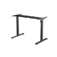 Bureau debout électrique à double moteur, réglable en hauteur, ergonomique, moderne, avec structure métallique