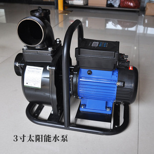 Bomba de Agua Solar Inversora de CC de Alta Presión 48-72V, Autocebante, de 2 y 3 Pulgadas, con Panel Fotovoltaico, Ahorro de Energía para Uso Transfronterizo - Product Image 2