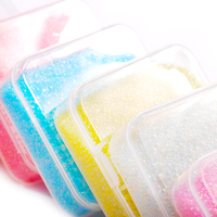 Haute Qualité 100g Nail Décorations Accessoires 1-3MM Perles Rondes Verre Strass Flatback Glitter Blister Ball 3D Type
