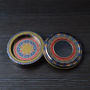 Heißer Verkauf Metall 1g 5g 10g Custom Spice Tin Metal Can für Safran Geschenk