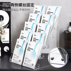 Transparent Acrylic Cosmetic Organizer 5 Tier Desktop Storage <b>Box</b> <b>Makeup</b> Display Rack For Home Dormitory Use - Product Image 5