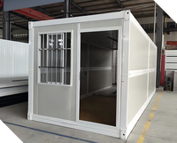 Maison préfabriquée pliable de 20 pieds, installation facile, matériau EPS, bâtiment modulaire pour bureau, salle d'étude