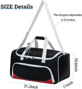 Muestra Gratuita de Bolsa de Hockey sobre Hielo y Hockey sobre Césped Portátil de Gran Capacidad, Estilo Moderno con Poliéster y Nailon Resistente al Agua - Product Image 6