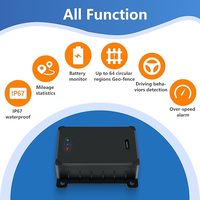 Pelacak GPS T-234 4G Tahan Air IP67 Baterai 5 Tahun Real-Time Geo-Fencing Manajemen Armada Dashboard Aplikasi Android PC 360 Bird