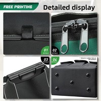 Sac à outils en toile durable, épaissi, résistant à l'usure, multifonctionnel, pour le rangement de matériel, avec bandoulière, sac à outils pour électriciens