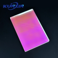 Kunxin 2mm 7mm 10mm panneau acrylique arc-en-ciel rayonnant feuille acrylique hologramme coloré