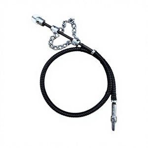 Déboucheur électrique à chaîne solide avec ressort pour déboucher les obstructions d'huile et de graisse dans les tuyaux - Product Image 1