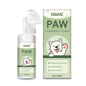 水を使わない、洗い流さない、環境に優しい、プラスチック製、優しい、天然成分配合のペット用足洗いフォーム（犬用デイリーケアとペットグルーミング用） - Product Image 6
