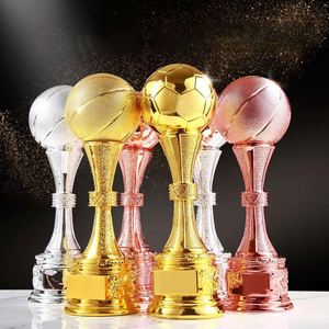 Customized Polyresin Soccer Ball <b>Cup</b> Custom Award Football Large Gold Resin <b>Trophy</b> for Sale - Product Image 3
