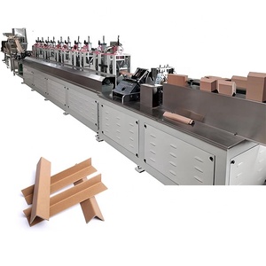 Ligne de production de protection de bords en papier pour l'emballage de meubles et d'appareils électroménagers, machine de formage de panneaux de protection en papier kraft, prix - Product Image 1