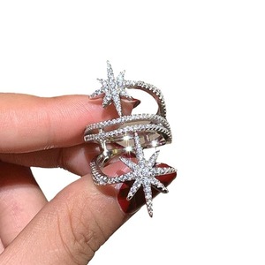 Anello di Lusso Q970 per Donna con Diamante Taglio Brillante Rotondo Colore D Naturale Gioiello da Cerimonia - Product Image 5