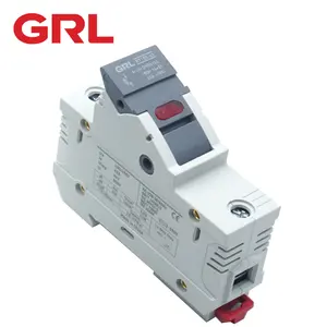 grl fuse electric fuse price 62 amp price14x51MM RT18X-63 RO16 Indicator Light Fast Blow Ceramic Fusibles 500V DIN Rail Moun