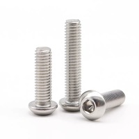 M2-M12 ISO 7380 Stainless Steel Hex Socket Pan Button Head Bolt Screw Nut Washer SS304/316 Custom Sizes