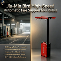Station de recharge rapide pour véhicules électriques Jiu-Min Bird, système d'extinction d'incendie automatique, système anti-explosion, robot d'extinction d'incendie Novec