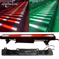 Barre lumineuse stroboscopique longue étanche IP65 RGBW DMX avec puissance de 420W, gradation 0-100%, segments LED pixel, effet givré pour événements festifs