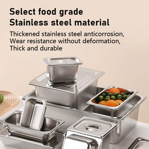 WINNERS <span class=keywords><strong>Cuisine</strong></span> commerciale 0.5mm 1/1 GN Pan Équipement de restaurant en acier inoxydable pour réchauffer les aliments Table à vapeur pour <span class=keywords><strong>la</strong></span> <span class=keywords><strong>gastronomie</strong></span> - Product Image 6
