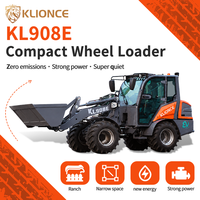 Nuovo Arrivo: Pala Gommata Elettrica KL908E da 800kg, 26kW, Batteria al Litio da 280Ah, Mini Caricatore a Zero Emissioni per Fattorie e Frutteti