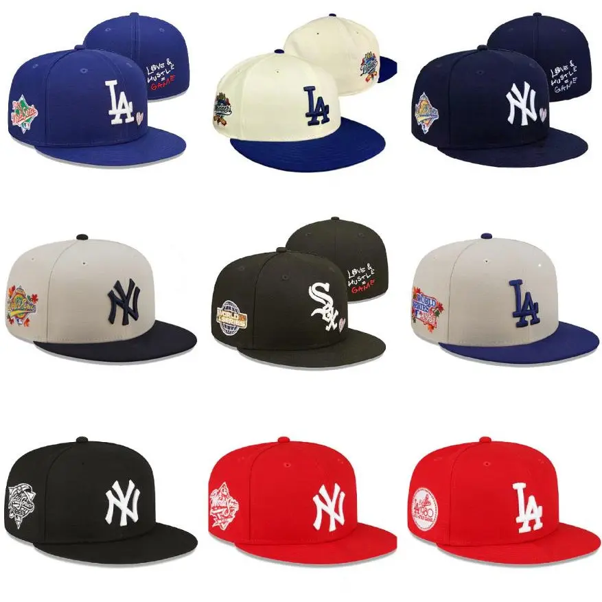 Logotipo personalizado al por mayor 6 paneles nuevo unisex liso bordado deportes OEM algodón béisbol ajustado gorra Snapback