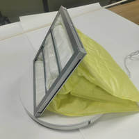 Élément de filtre à air à sous-haute efficacité à charbon actif F9 Pocket Medium-Efficient pour unités HVAC Made for Clement
