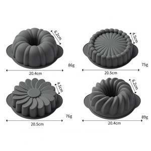 Moule à gâteau en silicone sans BPA, nouveau design, antiadhésif, pour la cuisson au four - Product Image 6