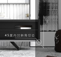 ATUNUS-Table basse de luxe Offre Spéciale nordique, meuble TV, meuble de salon, table basse et meuble TV