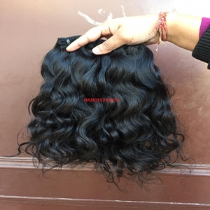 Extensiones de cabello humano natural ondulado, con cutícula completa alineada, estilo indio Remy - Product Image 4