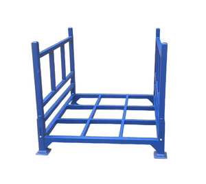 Rayonnage de stockage de pneus pliables empilables en acier doux Q235, <span class=keywords><strong>d</strong></span>émontable, pour transport lourd - Product Image 5