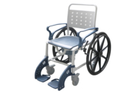 Kursi Roda Multifungsi 5-in-1 dengan Toilet Tersembunyi, Roda 5 Inci & Roda Solid 24 Inci, Mudah Dibawa XiuDa DA-8088B