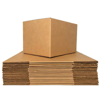 Individuell Bedruckte Faltbare Kartons Doppelwandige Kraft-Wellpappe Verpackung Lagerung Umzug Wellpappe-Versandkarton