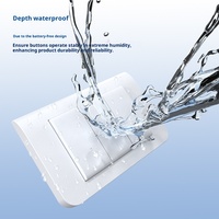 Panel de interruptor de Control remoto inalámbrico a través de la pared HILYNN para Smart TT App PC Material ignífugo Diseño moderno 10A 240V Single